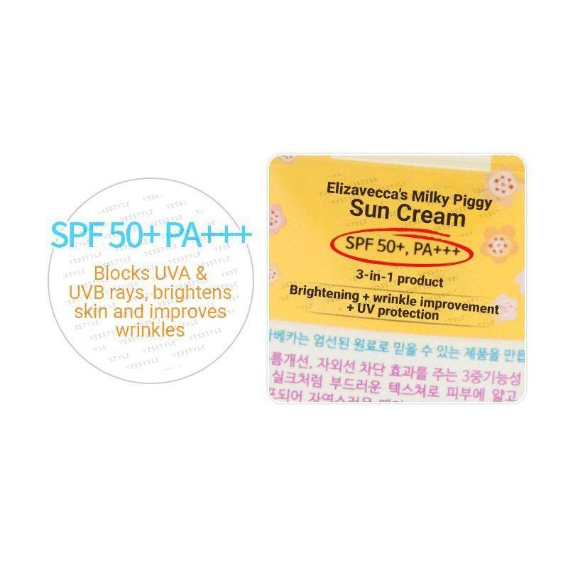 Elizavecca - Milky Piggy Sun Cream SPF50+ PA+++