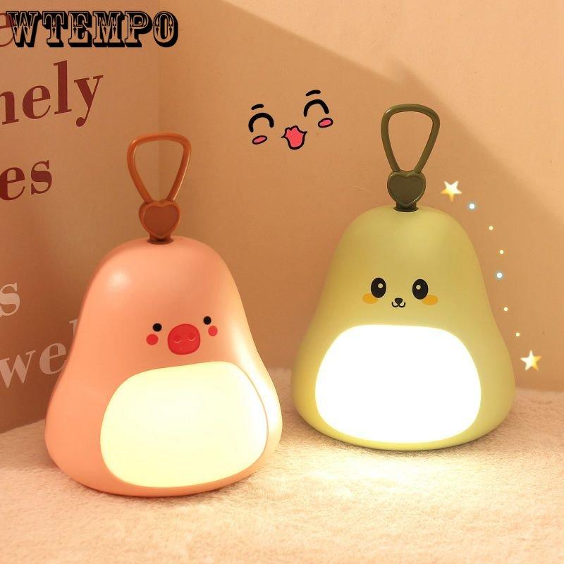 Mini Przenośna Lampka Nocna Dziecięca Kreatywna Lampka Nocna do Sypialni Studencki Akademik Lampka do Czytania Lampka do Karmienia Piersią