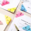 40Pcs Triangle File Book Corner Clip Non-Slip Page Holder for Documents Test Papers Notebooks Colorful Reusable Prevents Curling Folding