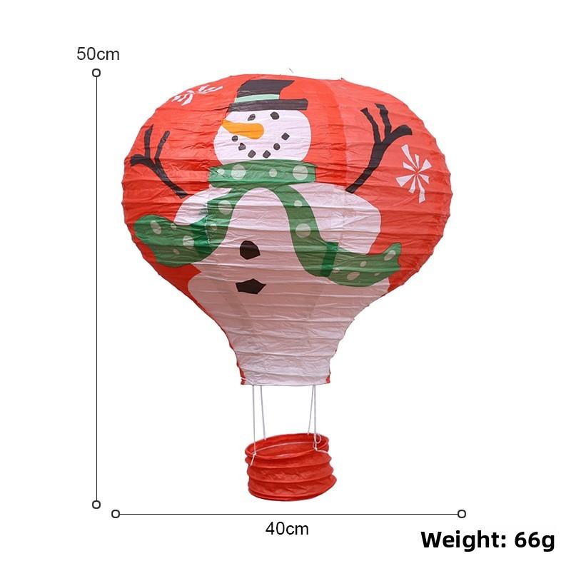 Flags Christmas And Ornaments With Parachute And Hot Air Balloon Exterior Design