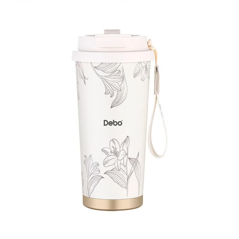 Debo Lily 500ml Dual-Drink Coffee Mug