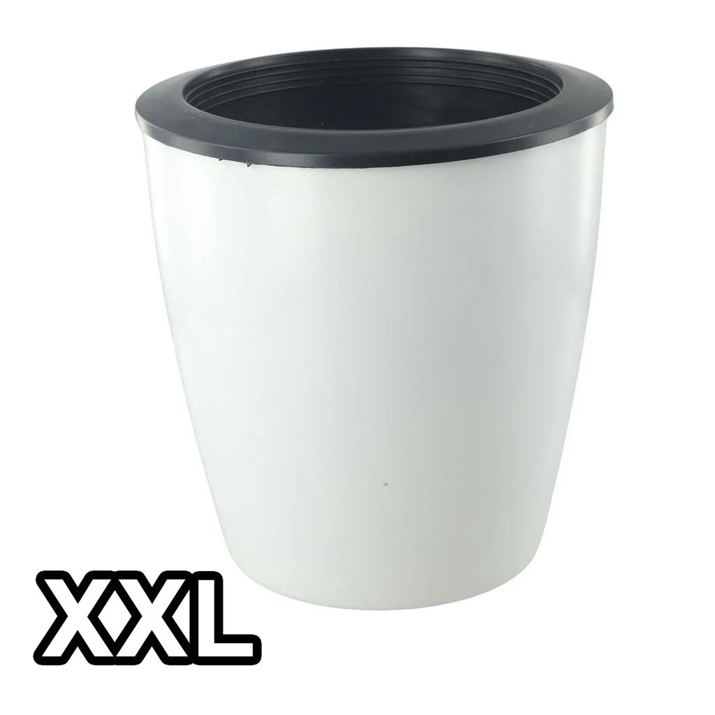 Lazy Flower Pot Flowerpot Imitation Porcelain Series Plastic Self Watering Pot For Home Tabletop Decor Big Deal Inner Outer Pot