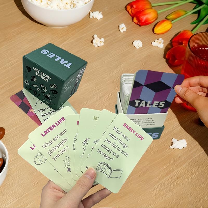 Life Story Interview Kit Cards 150 Cards Curated Questions Make Deep Connections For Families, Parents, Adults, Game Night