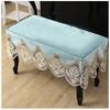 European Lace Piano Embroidered Cover Dustproof Universal Piano Cover Keyboard Cover Fabric for Upright and Digital Piano Stool Decorat Protect Cover