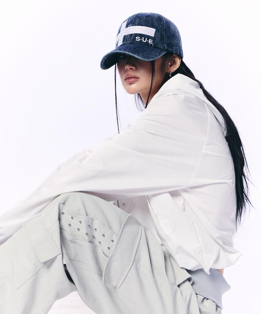SETUP-EXE Cross Logo Ball Cap / Denim