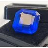 Natural Royal Blue Sapphire Asscher Cut 17-19 Ct Beautiful Certified Gemstone
