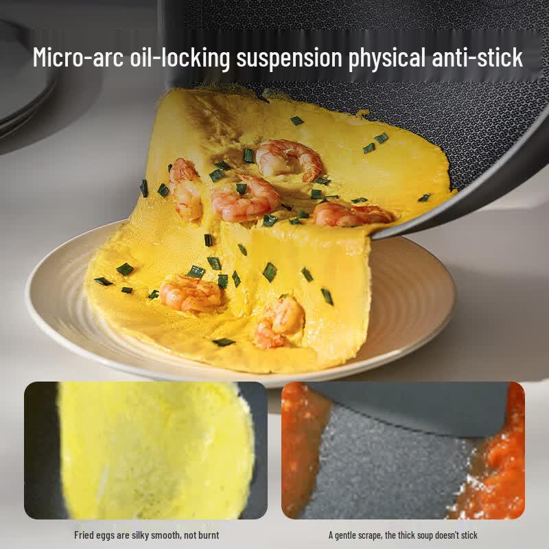 ASD 304 Stainless Steel Honeycomb Non-stick Wok 30cm