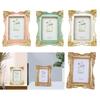 European Style Picture Frame Picture Display Frame Practical Retro Photo Frame for Tabletop Bedroom Wedding Studio Dining Room