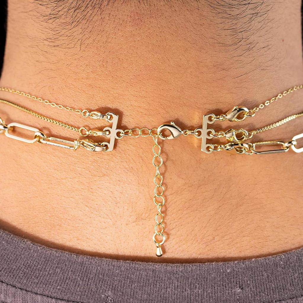 Stylish Tube Lock Necklace Clasps Bracelet Layering Clasps Multi Tube Lock Necklaces Clasps Separator Alloy Material