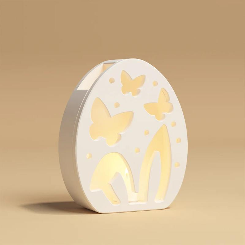 Easter Silicone Molds Egg Mold Bunny Mold Silicone Mold for Resin Candle Night Light Mold Plaster Molds for Casting,for Easter