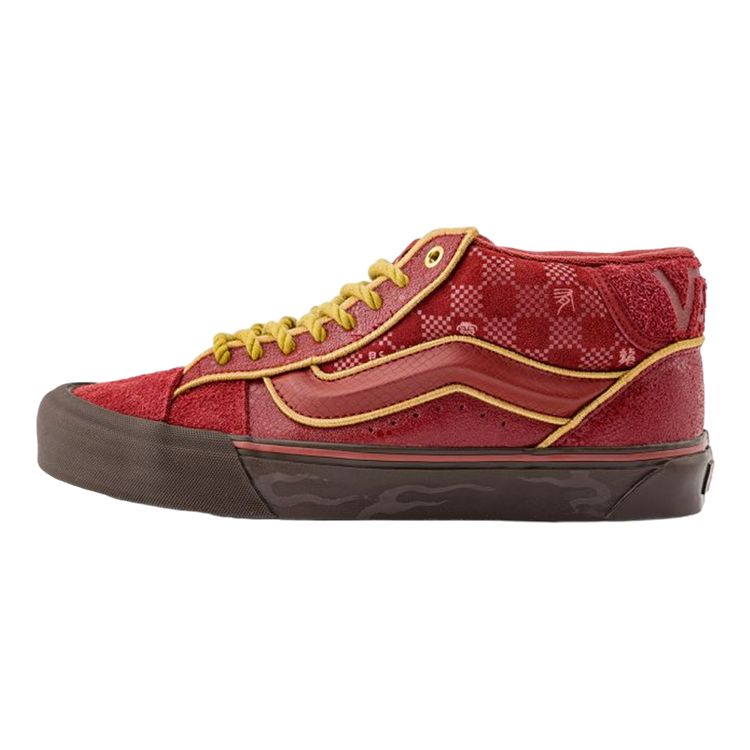 Vans Unisex Knu Mid Skool Year of the Dragon Red Gold VN000E56D38 36