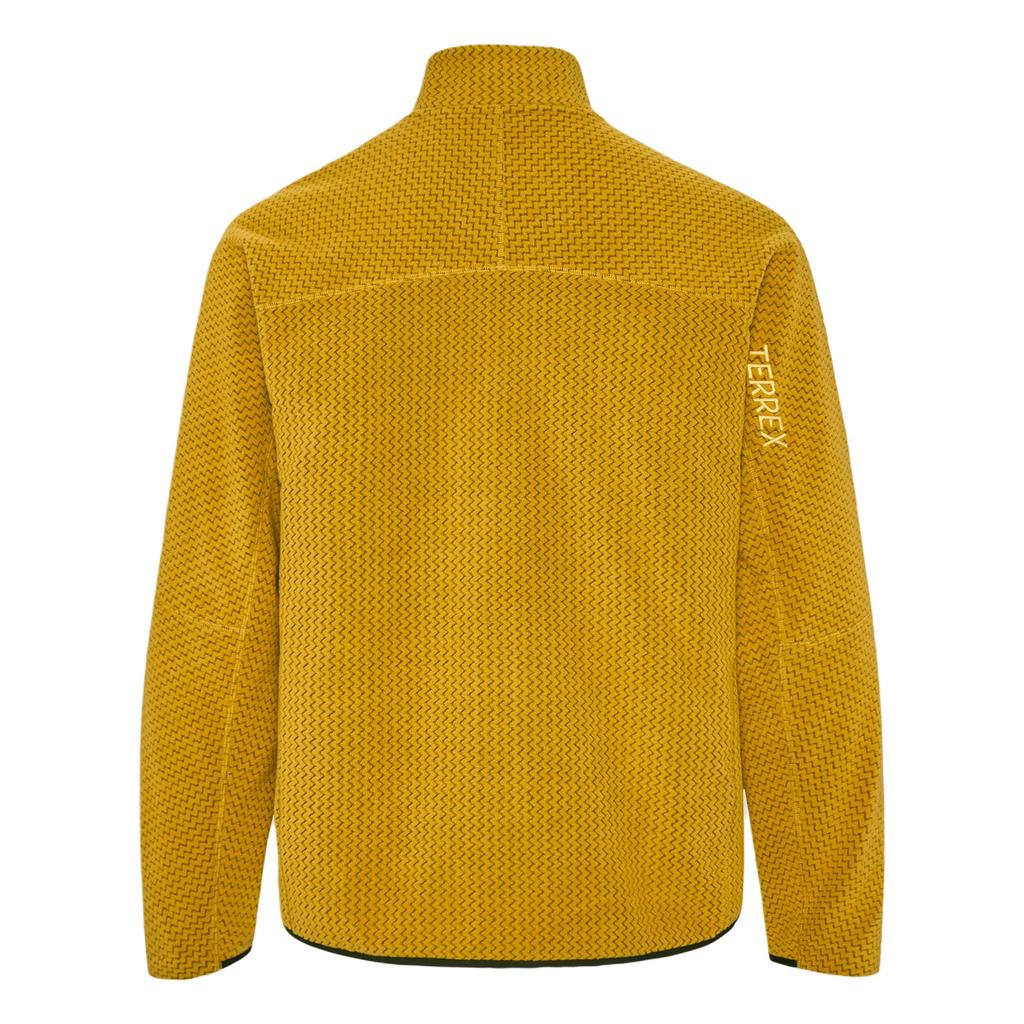 Men's Adidas Terrex Fleece Tops Men's Victory Gold Stand Collar Moderate