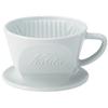 Kalita High Thermal Insulation Ceramic Coffee Dripper Hasami 1-2 People Made Japan HA101 Drip Equipment #01010 Single Use Double 1 Cup 2 Cups Stylish