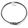 New 1-piece set of personalized fashion wax thread beaded wooden beads butterfly necklace new H