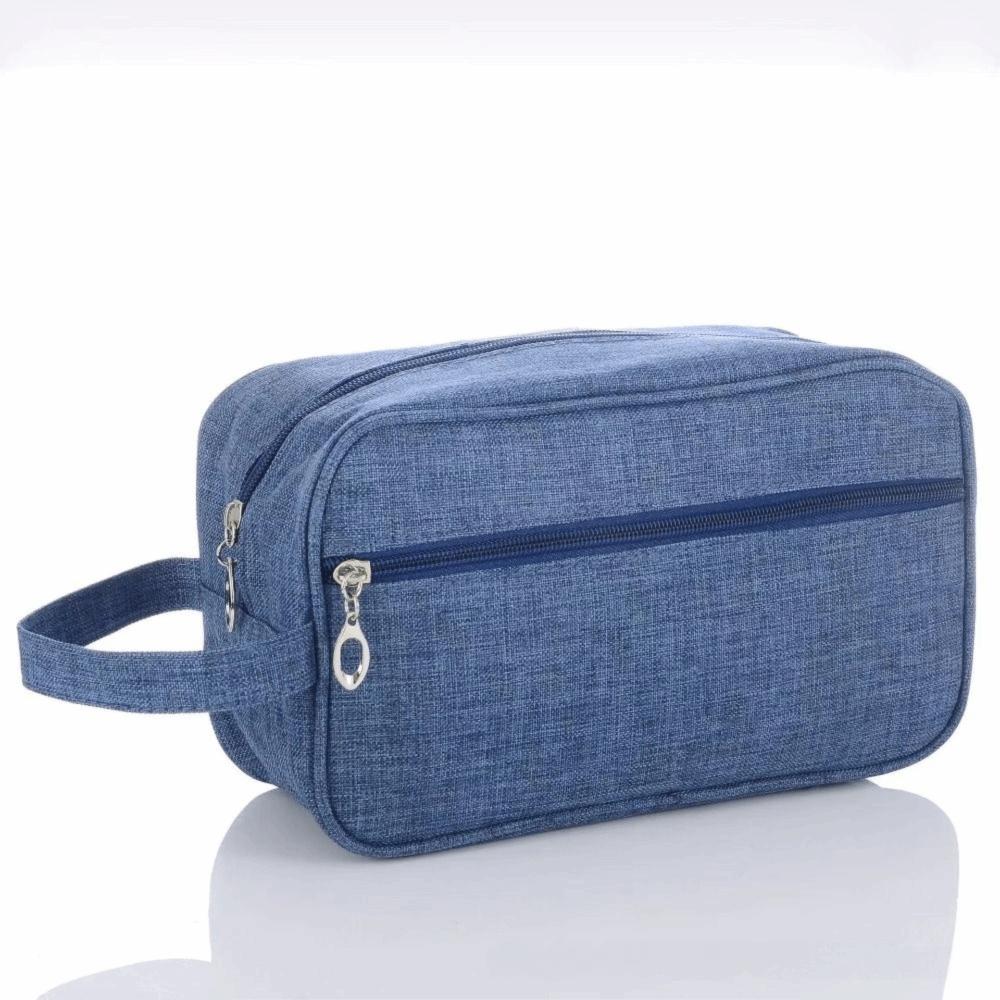 Large Capacity Portable Makeup Handbag Oxford Cloth Toiletry Storage Pouch Daily Makeup