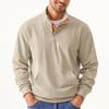 Men S Corduroy Stand Collar Long Sleeve Pocket Sweatshirt