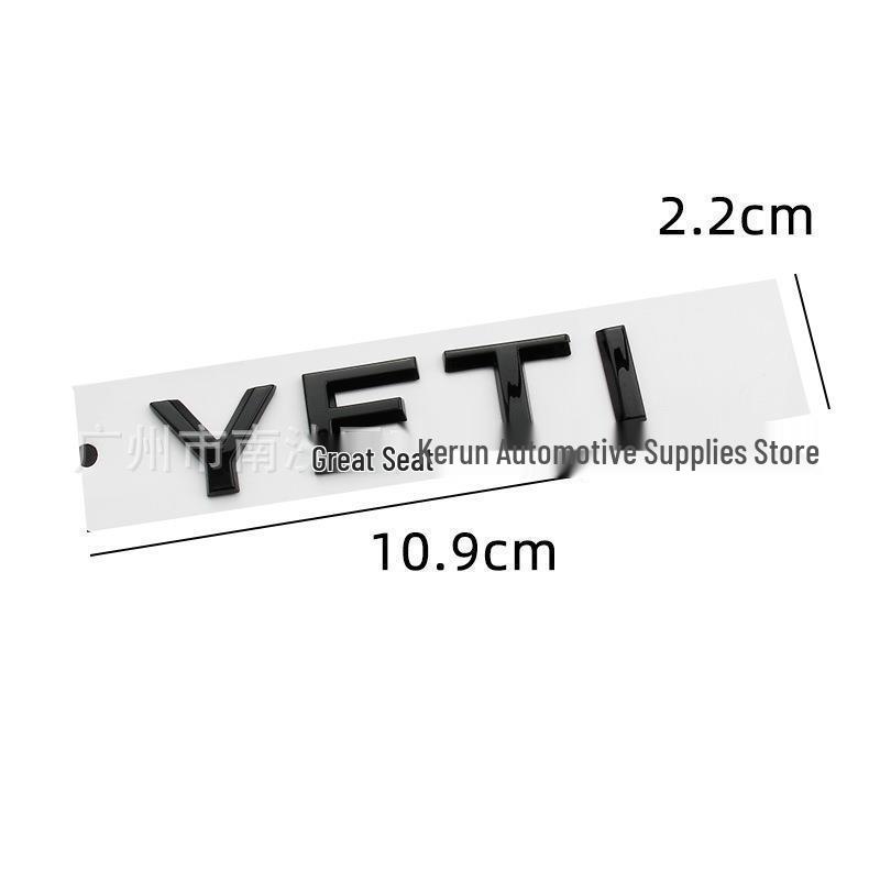 Compatible Skoda Trunk Letter Badges: RAPID, SUPERB, KAMIQ, KAROQ Emblems