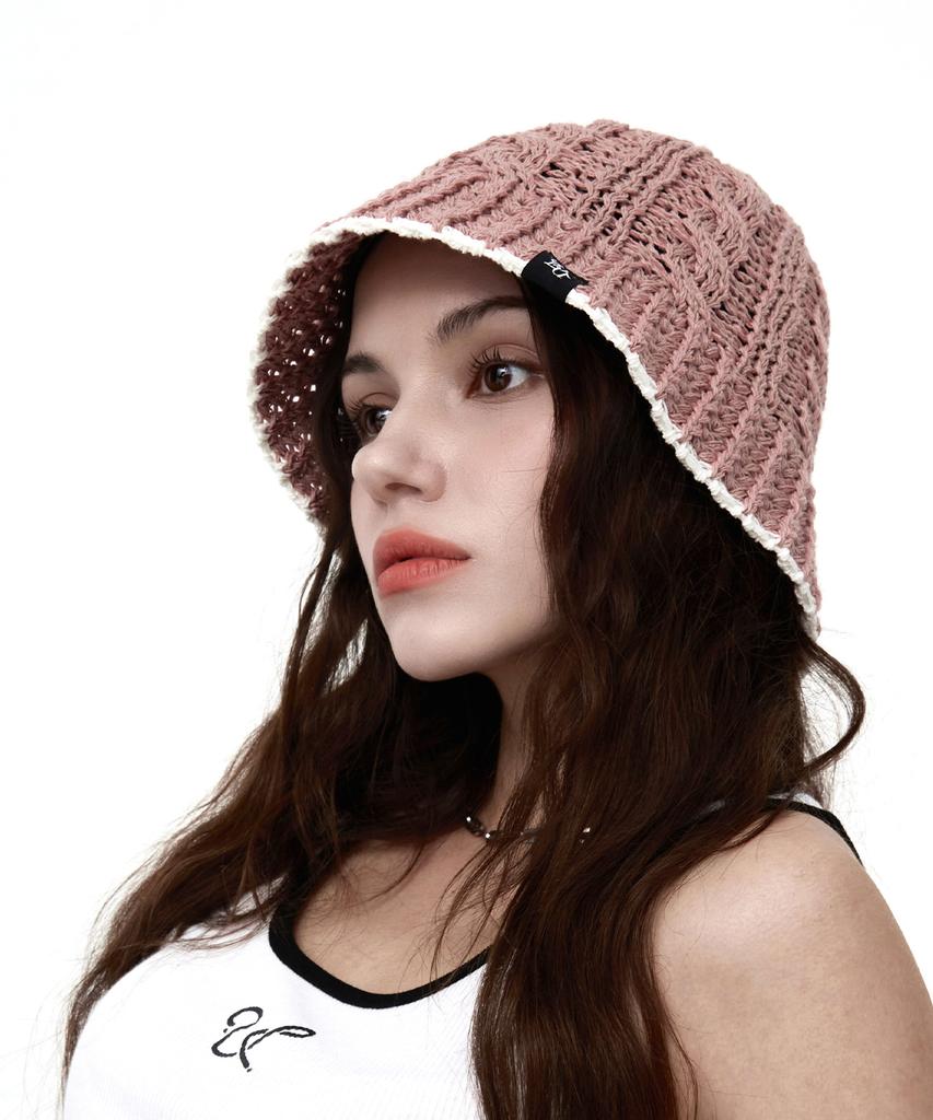 ULUK Twiss Two-Tone Branch Bucket Hat_Pink