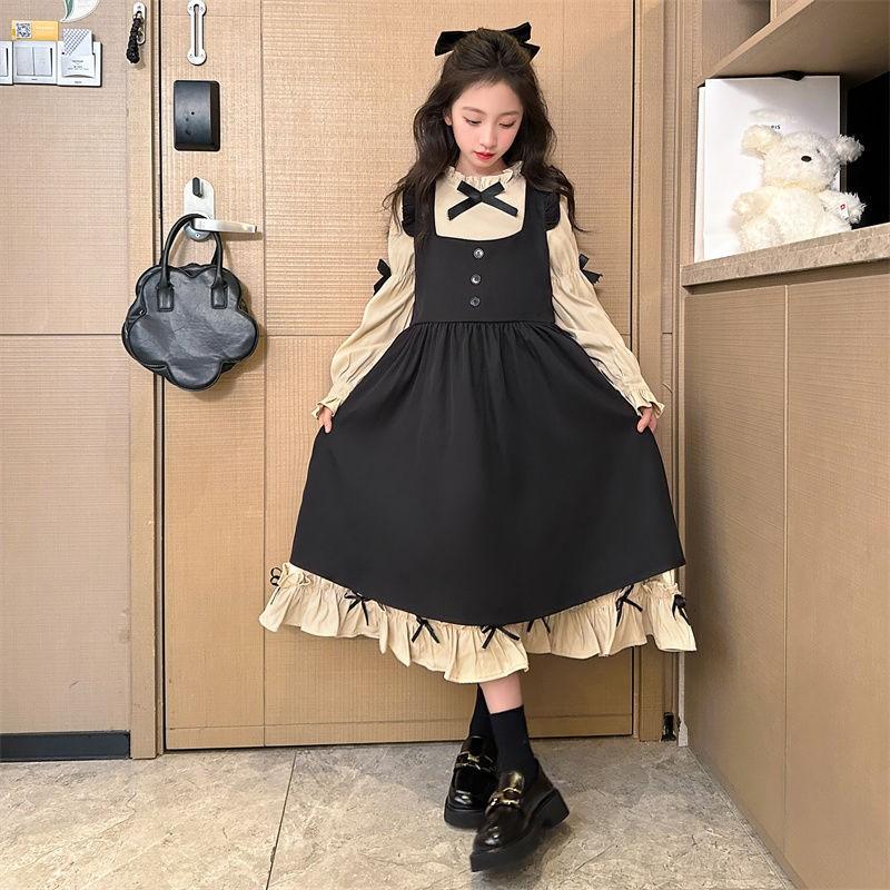 Girls' Fall Dresses: Academic-Style Lolita Dresses for Older Children