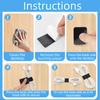 41Pcs Under Desk Cable Management Band Set Adjustable Hook and Loop Tape Data Cable Storage Nylon Ties Hidden Cord Organizer