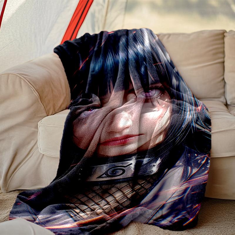 1pc Cozy Print Blanket, naruto Blanket Appropriate for Home Picnic and Travel Adventures