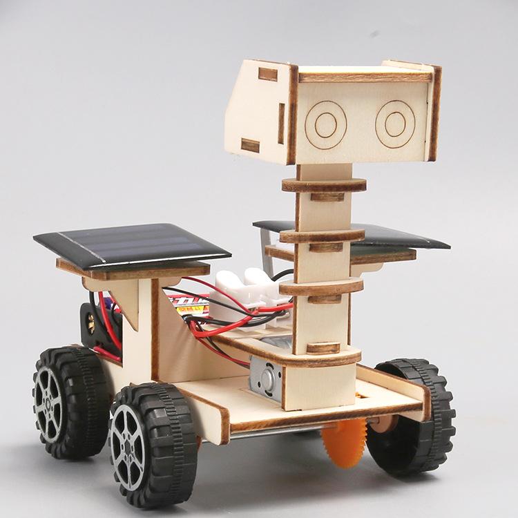 Science Experiment DIY Solar Lunar Rover Lunar Exploration Mars Rover Education Frontier Children's Handmade Science And Technology Small Production