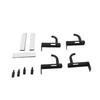 4pcs Computer Screen Headphone Holder ABS Compact Multifunctional Adhesive Computer Screen Headset Stand for Cables