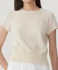 COVERNAT WOMAN Boucle Raglan Half Knit Ivory