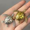 Turtle Brooch - High-end, Premium, Niche, Personalized Accessory for Men and Women, High-end Brooch.