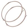 2 Stück Kreis Drehbarer Ring Halterung Rollenhalterung Mikrowellenherd Drehteller Halterung Glas Drehteller Grundplatte Schalenhalter Ständer