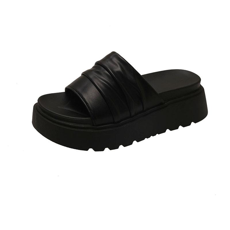 

Замшевые туфли-лодочки с круглым носком и неглубоким вырезом, осенняя новинка, с металлической пряжкой, на одной перемычке, с мягкой подошвой, нескользящие, на плоской подошве 35 чёрный