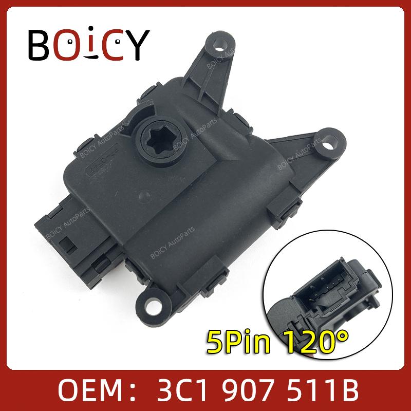 BOICY Air Conditioning Heater Defrost Flap Actuator Motor for Passat Golf Eos Beetle 3C1907511B 3C1907511H 3C1907511G 1TD907511C
