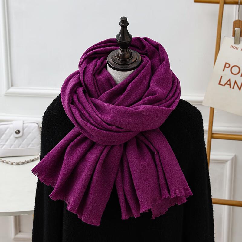 Wool Cashmere Blend Scarf Shawl