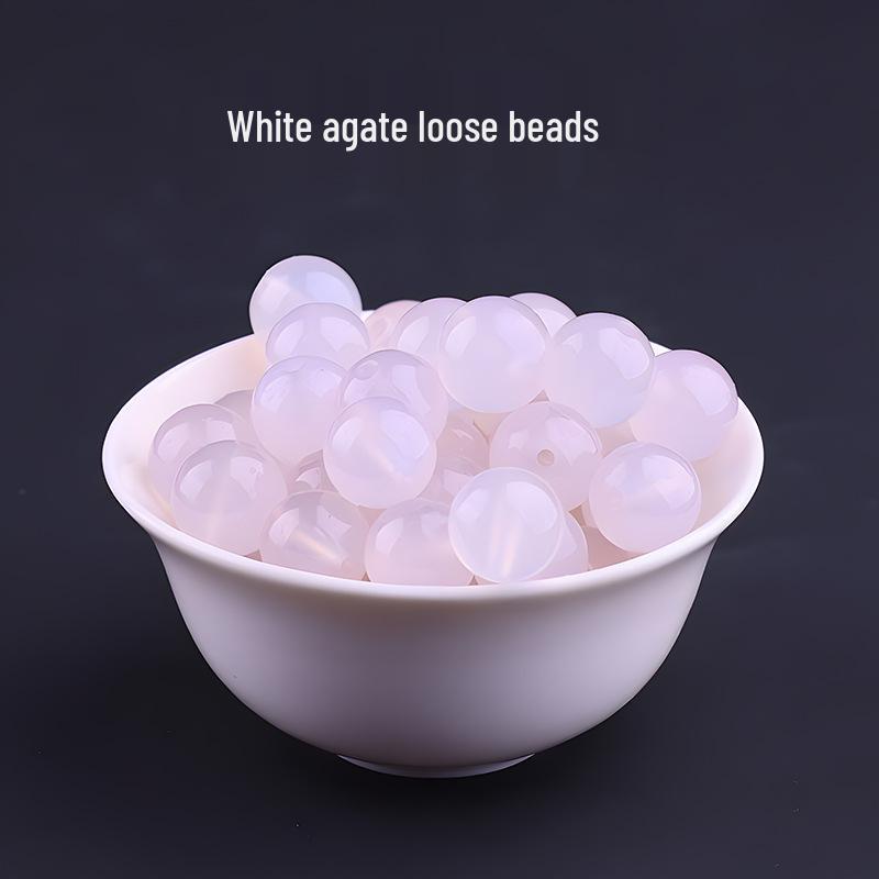 Natural Agate Beads for Handmade DIY Jewelry and Crystal Bracelet Crafting