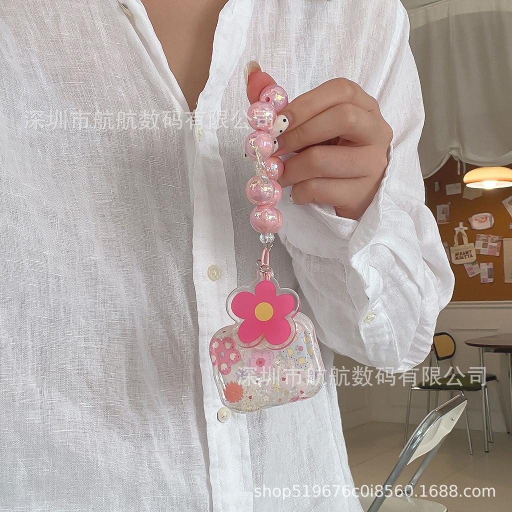 ins small clear three-dimensional flower is suitable for AirPods1/1/1 Apple earphone case pro1 protective case 1/1 generation