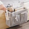 Creative Canvas Storage Hanging Bag Home Bedside Pockets Storage Bag Dormitory Books Snacks Ipad Sundries Organizer
