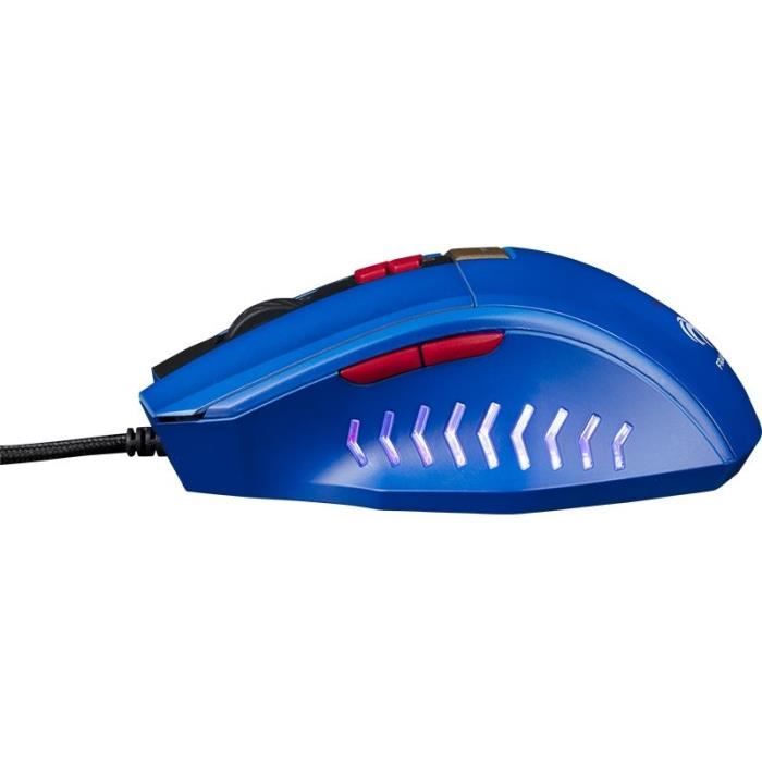 Souris Gaming - Konix - F.F.F - Couleur Principale: Bleu - Couleurs De L'équipe