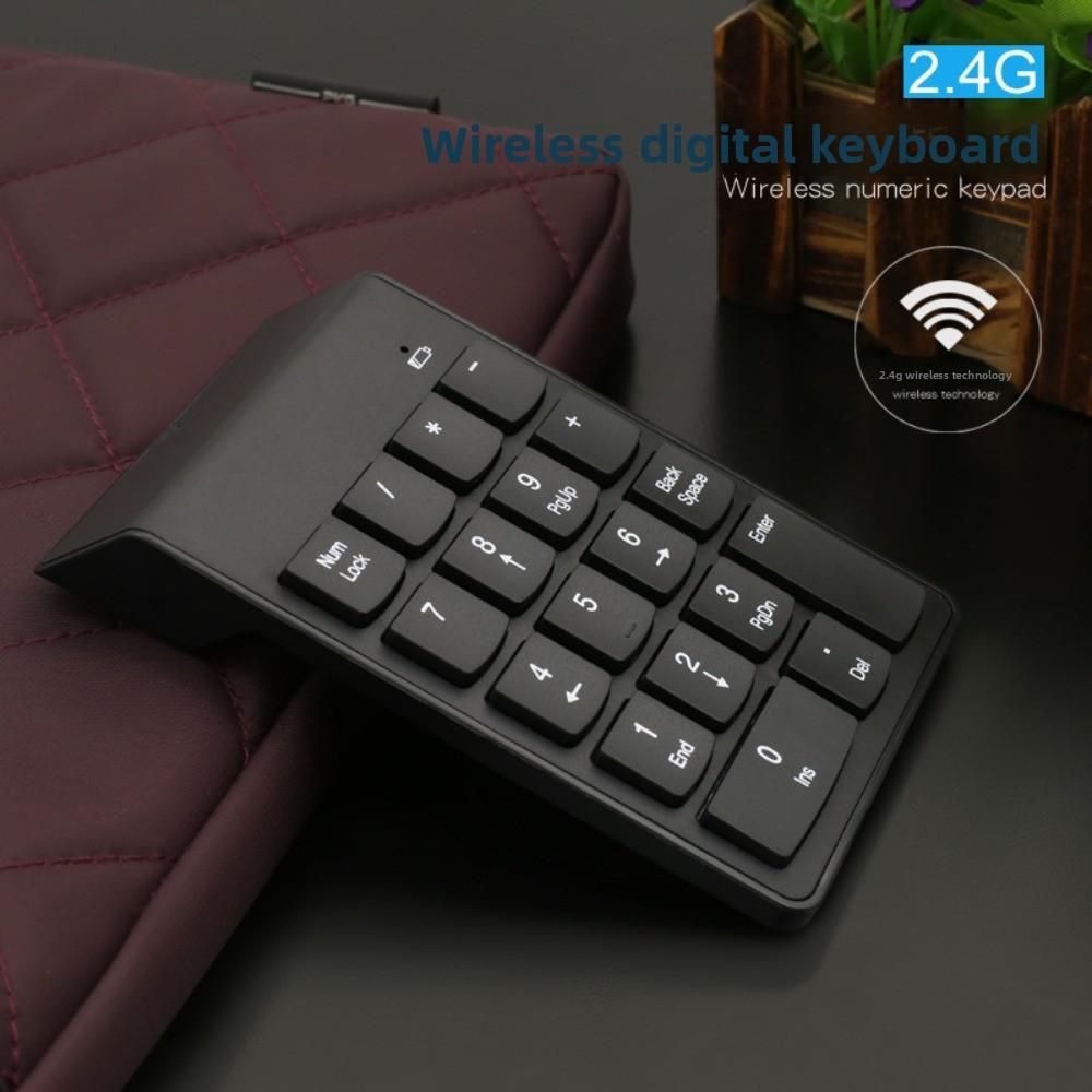 Slim Design Mini Digital Keypad 18 Keys Wireless Numeric Keypad Wireless Keyboard Accounting