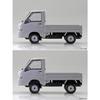 Aoshima Bunka Kyozai 1/32 Scale Rakupla Snap Kit No.05-SS Subaru Sambar Truck Sterling Silver Metallic Pre-Colored Plastic Model Kit (Automobile)