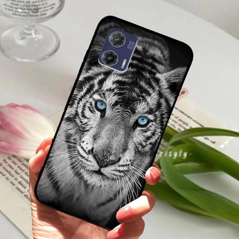 For Motorola Edge 50 Fusion Cases Animal Painted Soft Silicone Phone Cases for Moto Edge 50 Fusion Back Covers Coque Bumper