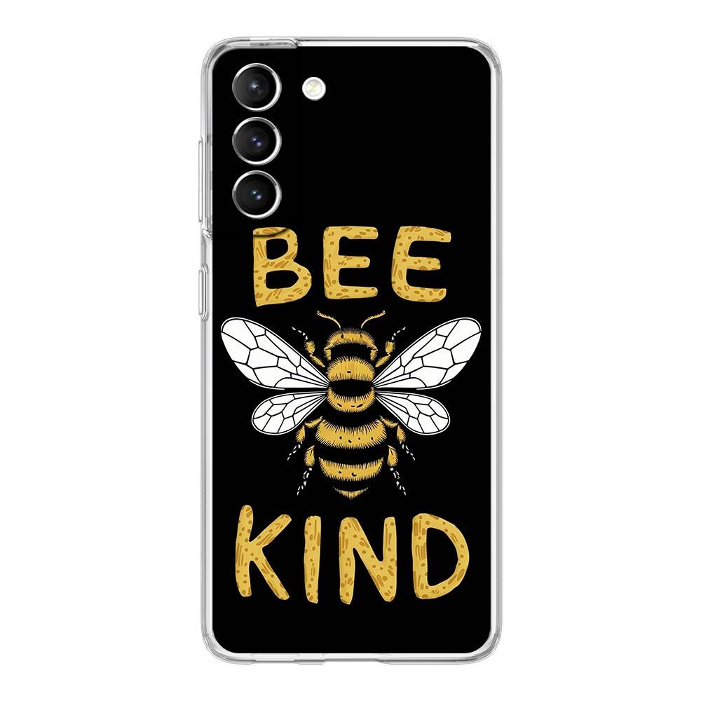 Phone Case For Samsung Galaxy S25 S24 S23 FE S22 Ultra S20 S21 5G S10 Plus S10E Soft Clear Cover Bee Honey