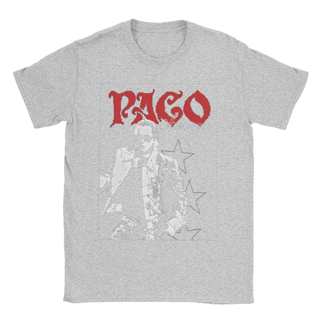 Increíbles Camisetas del Tour Papota de CA7RIEL y Paco Amoroso para Hombre Cuello Redondo Camiseta 100% Algodón Camisetas de Manga Corta Tops Clásicos