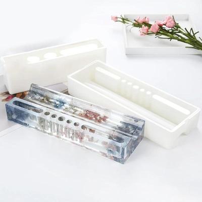 Multifunktionale Aufbewahrungsbox Stifthalter Silikonform Epoxidharz Dekorative Handarbeiten DIY Herstellungsformen