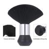   Neck Duster Brush Barber Professional Soft Hair Shaving Brush for Facial Cleaning and Hair Styling Black Plastic 5 X 15.5cm  