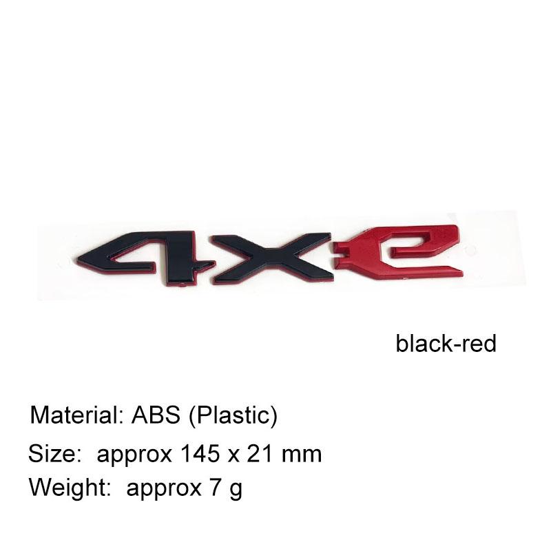 3D Car Styling 4XE 4xe für Wrangler JL JK Rubicon Compass Auto Motorhaube Kotflügel Kofferraum Heckklappe Namensschild Aufkleber Emblem Plakette Aufkleber