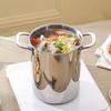 With Basket Tempura Fryer 304 Stainless Steel Oil Frying Pot Practical Stew Pot  Dormitory