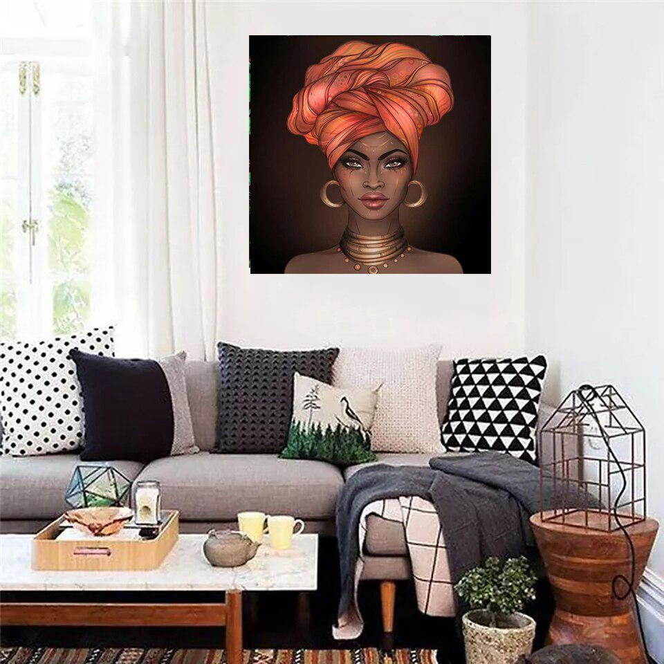 Diamond Embroidery Diamond Painting Round Stones Lady Pictures With Rhinestones Diamond Beadwork