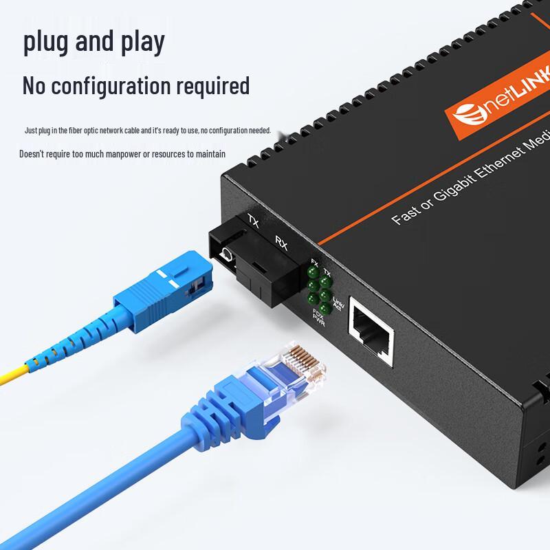 NetLINK HTB-4100B-20KM Gigabit Single-Mode Single-Fiber Optical Transceiver