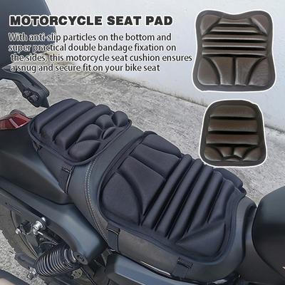Motosiklet Koltuk Pedi 2 Adet Motosiklet Pedi Nefes Alabilen Pamuk Motosiklet Ön Arka Koltuk Minderi Şok Emici Scooter Koltuk Kılıfı