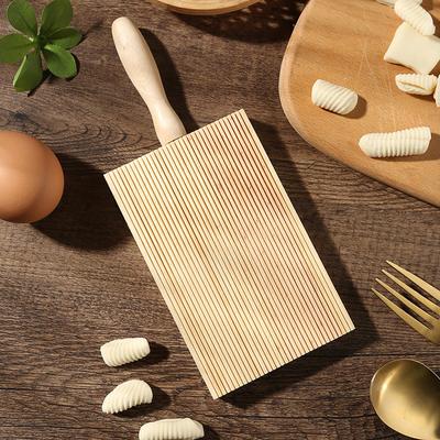 Drewniana deska Garganelli Praktyczna deska do makaronu Gnocchi Makaron Zrób kuchnię Gotuj